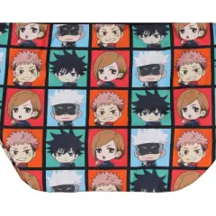 Jujutsu Kaisen Chibi Character Blocks Shoulder Crossbody Hobo Bag Multicoloured