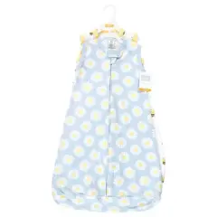 Hudson Baby Infant Girl Cotton Long-Sleeve Wearable Sleeping Bag, Sack, Blanket, Daisy Bee Sleeveless