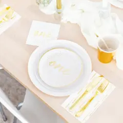 Jollity & Co. - Shade Dinner Plates in Pearlescent - Pack of 8 Paper Plates