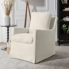 DaVinci Winnie Slipcover Swivel Glider - Vanilla