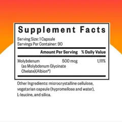 Seeking Health Molybdenum - 90 capsules