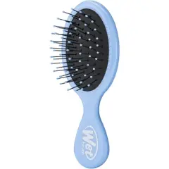 Wet Brush Mini Detangler Hair Brush For Less Pain, Effort and Breakage - Solid Sky Blue