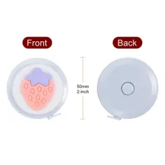 Unique Bargains Soft Strawberry Design Retractable Tape Rulers and Measuring Tools 60 Inch/1.5m