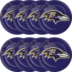 24ct Baltimore Ravens Football Paper Plates