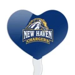 New Haven Primary Logo Heart Love Cupcake Picks Toppers Decoration Set of 6