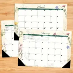 Willow Creek Press 17"x12" 2026 Botanical Garden Small Monthly Deskpad
