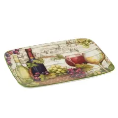 14" x 10" Meadow Brook Vineyard Rectangular Serving Platter - Certified International