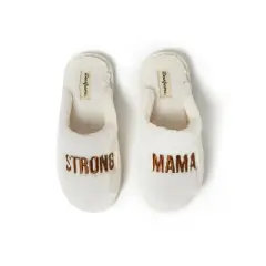 Dearfoams Women's Wanda Furry Mother's Day Slide Slipper