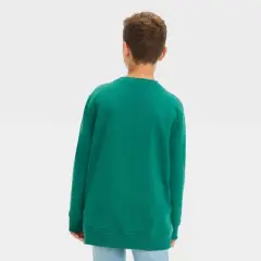 Boys' Pokemon Pikachu Holiday Pullover Sweatshirt - Green