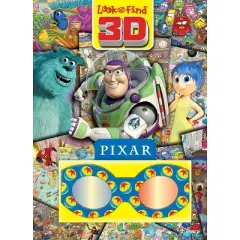 Pixar: Look and Find 3D - by  Pi Kids (Hardcover)