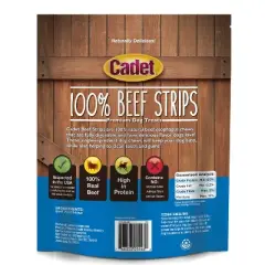 Cadet 100% Beef Strips Dog Treats - 8oz