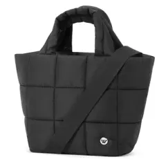 Small Puffer Bag Quilted Crossbody Bags for Women Puffy Purse Nylon Shoulder Handbag with Adjustable Strap
