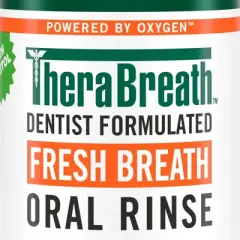 TheraBreath Fresh Breath Mouthwash Alcohol-Free - Rainforest Mint