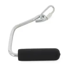 Total Gym 17500 Open Ended Durable Chrome Handles for Increased Grip with Total Gym Home Workout Machines, Black