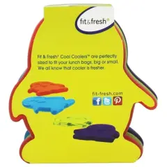 Fit & Fresh Cool Coolers Ice Packs 4 Pack - 1 ct