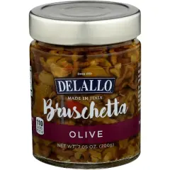 Delallo Bruschetta Olive - Case of 6 - 7.05 oz