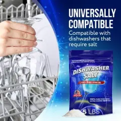 Impresa Dishwasher Salt Water Softener - 5 lbs - Protects From Hard Water Residue and Limescale