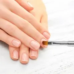 Unique Bargains Double Head Nail Painting Brushes for Polish Painting Home DIY Black 1 Pc