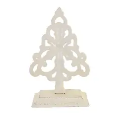 Christmas 6.5 Inch Ornate Tree Stocking Holder Stocking Holder , Cast Iron Rustic (1PC)