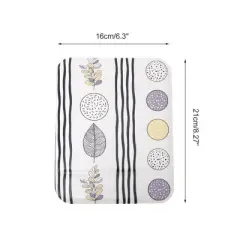 Unique Bargains Women Convenient Makeup Mirror for Travel Light Gray 1 Pc