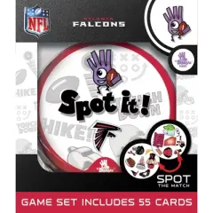 MasterPieces Officially Licensed NFL Atlanta Falcons Spot It Game for Kids and Adults