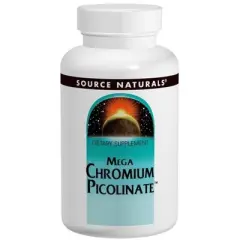 Mega Chromium Picolinate 300mcg by Source Naturals, Inc.  -  120 Tablet