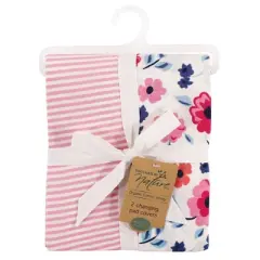 Touched by Nature Girl Organic Cotton Changing Pad Cover, Garden Floral, One Size