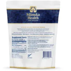 Manuka Health Manuka Honey Lozenges, Natural Lemon, MGO 400+ with Vitamin C, 58 Lozenges