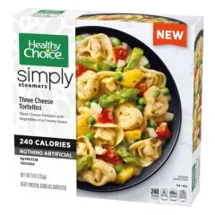 Healthy Choice Simply Steamers Frozen Three Cheese Tortellini - 9oz