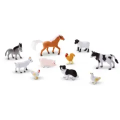 Melissa & Doug  Farm Friends - 10 Collectible Farm Animals