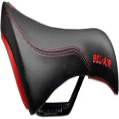 SDG Bel-Air RL Saddle - Black/Red Rail Material: Steel Width: 140