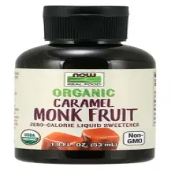 Organic Liquid Monk Fruit Caramel by Now Foods  -  1.8 fl oz Liquid