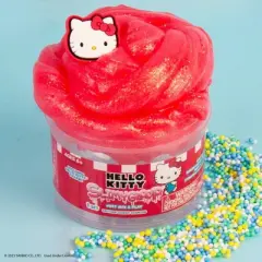 Hello Kitty Slimygloop Scented Slime Dome Jar - Red: Sensory Development Toy, 8 oz