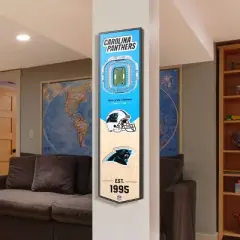 8" x 32" NFL Carolina Panthers 3D Stadium Banner