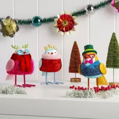 3pk Christmas Featherly Friends Decor - Wondershop&trade;