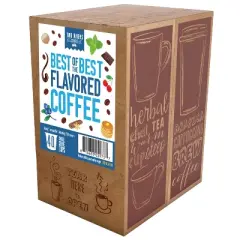 Two Rivers Coffee  Flavored K-Cups Coffee Variety Pack,2.0 Keurig K-Cup,40 count