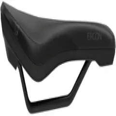 Ergon SR Allroad Core Comp Saddle - Black/Gray Synthetic Chromoly Rails