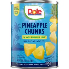 Dole Pineapple Chunks in Juice - 20oz