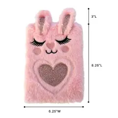 Wrapables Plush Journal, A5 Lined Notebook Diary for Writing and Drawing