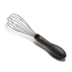OXO 9" Softworks Whisk: Stainless Steel & Thermoplastic, Dishwasher-Safe Kitchen Tool, Small Balloon Wire Whisk