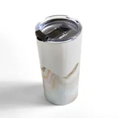 Marta Barragan Camarasa Marbling Mountains 20 oz Stainless Steel Travel Mug - Deny Designs