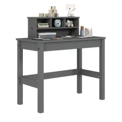 Logan Writing Desk Gray - Acme Furniture