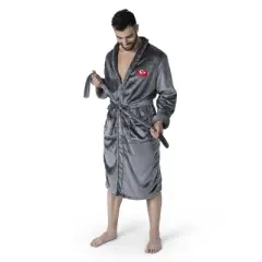 NFL Super Bowl 58 Kansas City Chiefs Luminary Champs L/XL Bathrobe 26 x 47 Inches