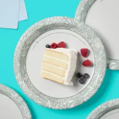 Green Botanical Paper Plate 10" - 54ct - up&up&trade;