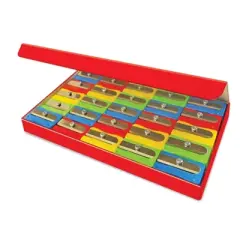 Eisen Single Hole Pencil Sharpener, 25 Per Pack, 5 Packs