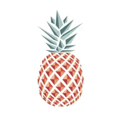 Men's Design By Humans Pineapple By basilique Tank Top