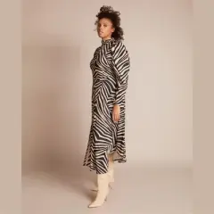 11 Honor&eacute; Collection Women's Elegant Animal Print Midi Dress