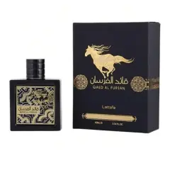 Lattafa Qaed Al Fursan By Lattafa Unisex Saffron, Pineapple, Cedar, Agarwood, Amber  Eau De Parfum Spray 3 Oz