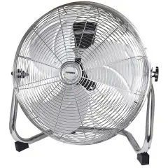 Optimus 12" Industrial Grade High Velocity Fan - Chrome Grill