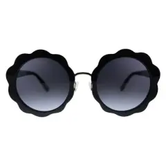 Kate Spade KS KARRIE/S 807 Womens Round Sunglasses Black 52mm
